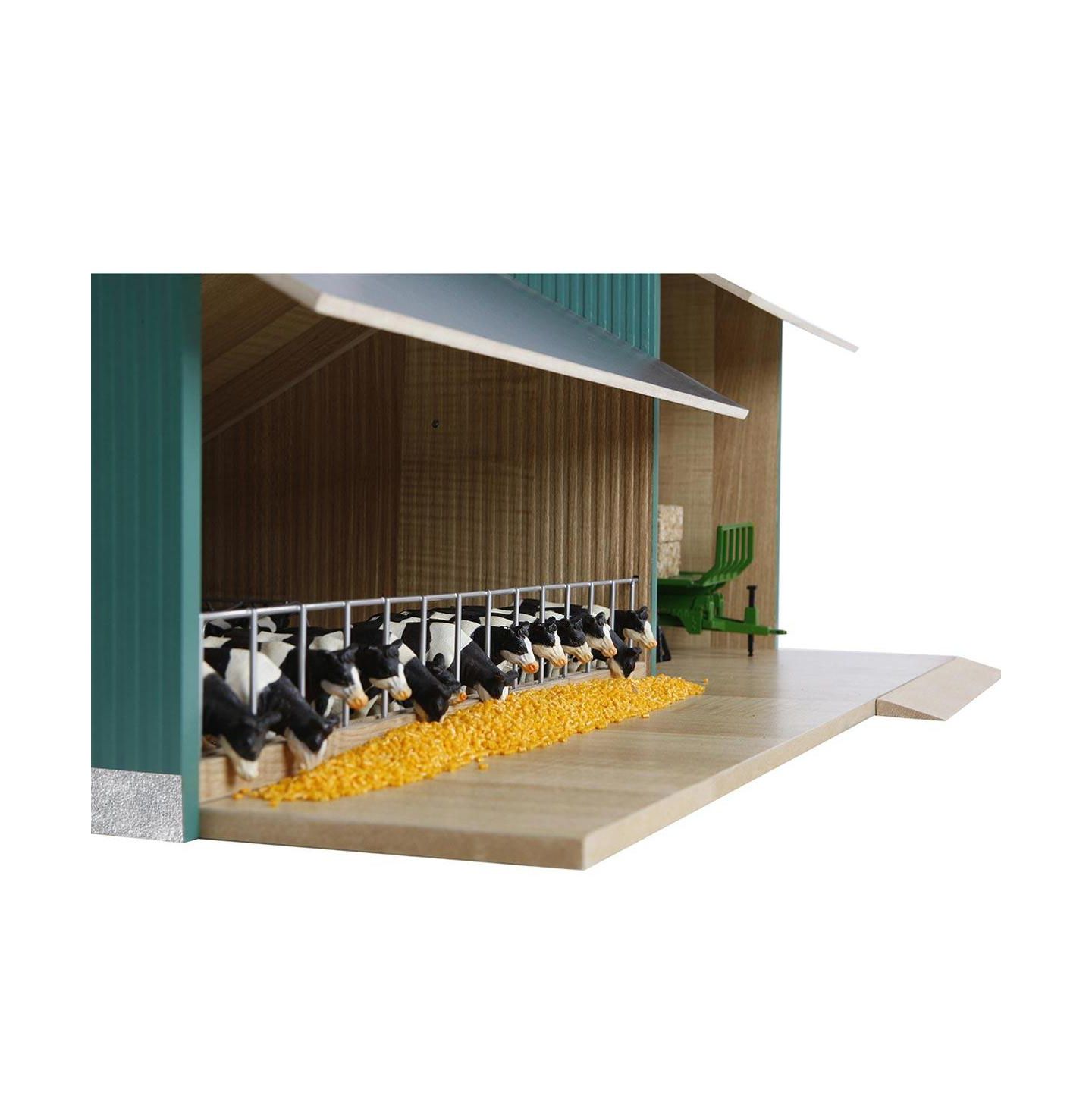Детская игрушка Kids Globe 1/32 Scale Two-Bay Shed With Cow Barn 2-Piece Playset, Ages 3+ — фото 3