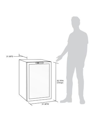 160 Can Freestanding Beverage Fridge in Stainless Steel with Split Shelf and Precision Digital Thermostat
