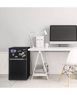 3.1 Cu. Ft. Compact Mini Refrigerator with Freezer in Black