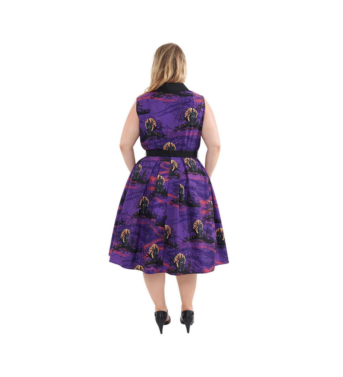 Unique Vintage Plus Size 1950s Edith Swing Dress