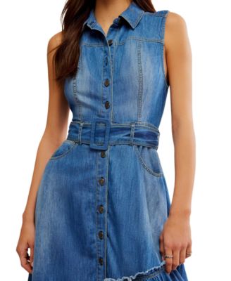 knee length dresses for ladies Free People Via Midi Dress – The Cadillac Cowgirl main image 0