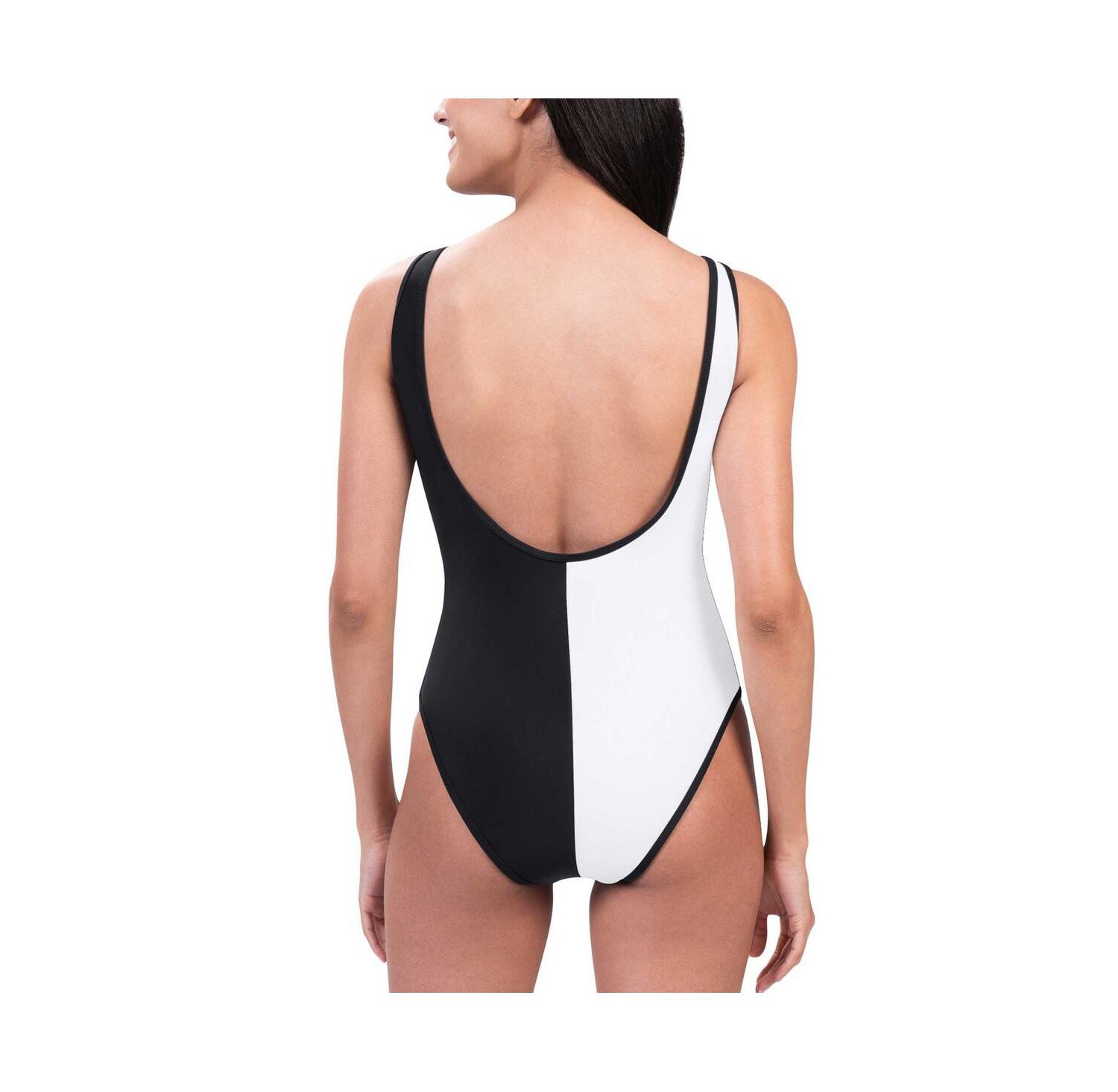 Women's Black/White Jacksonville Jaguars Last Stand One-Piece Swimsuit