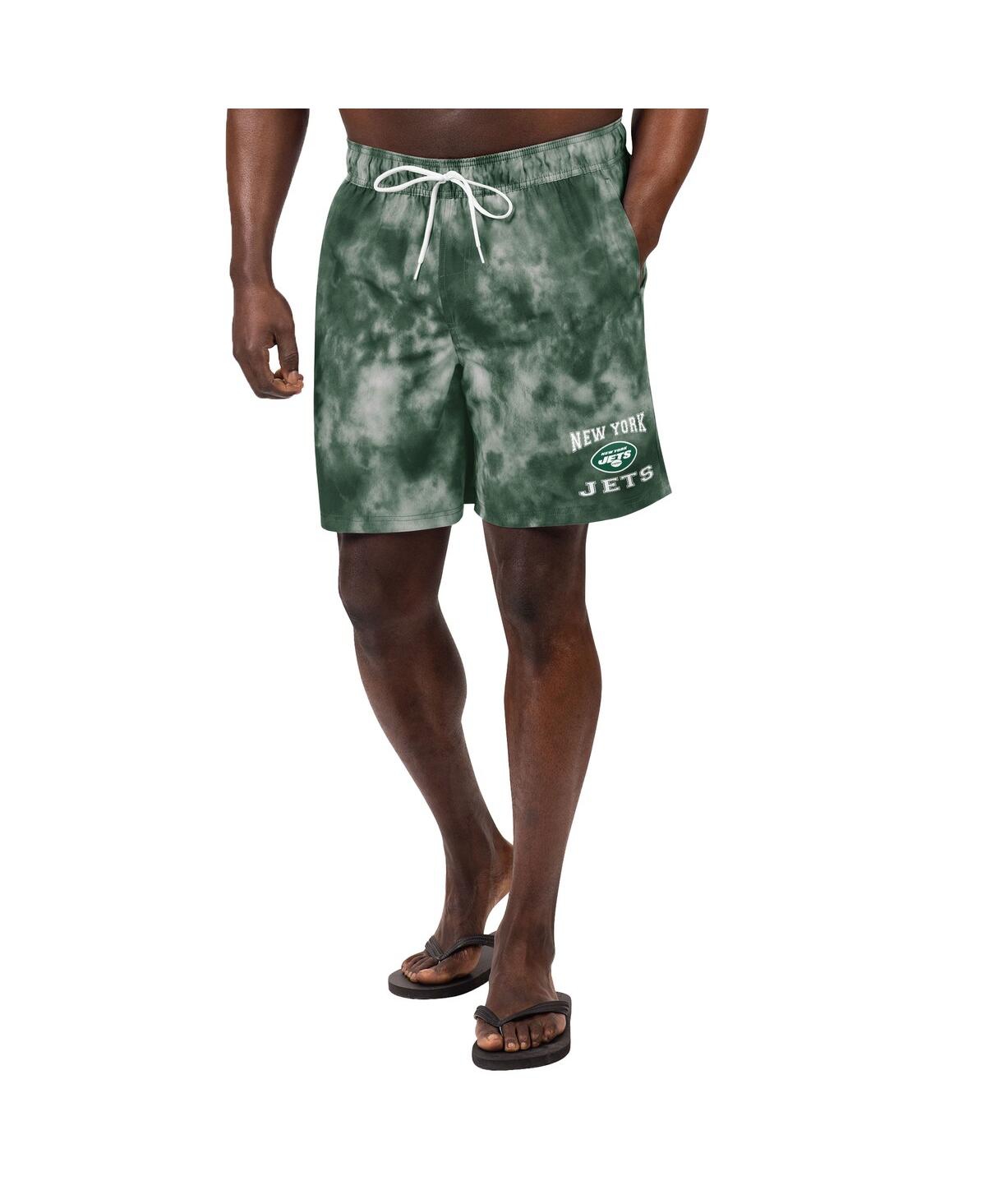 Men's Green New York Jets Change Up Volley Swim Trunks Shorts - Green