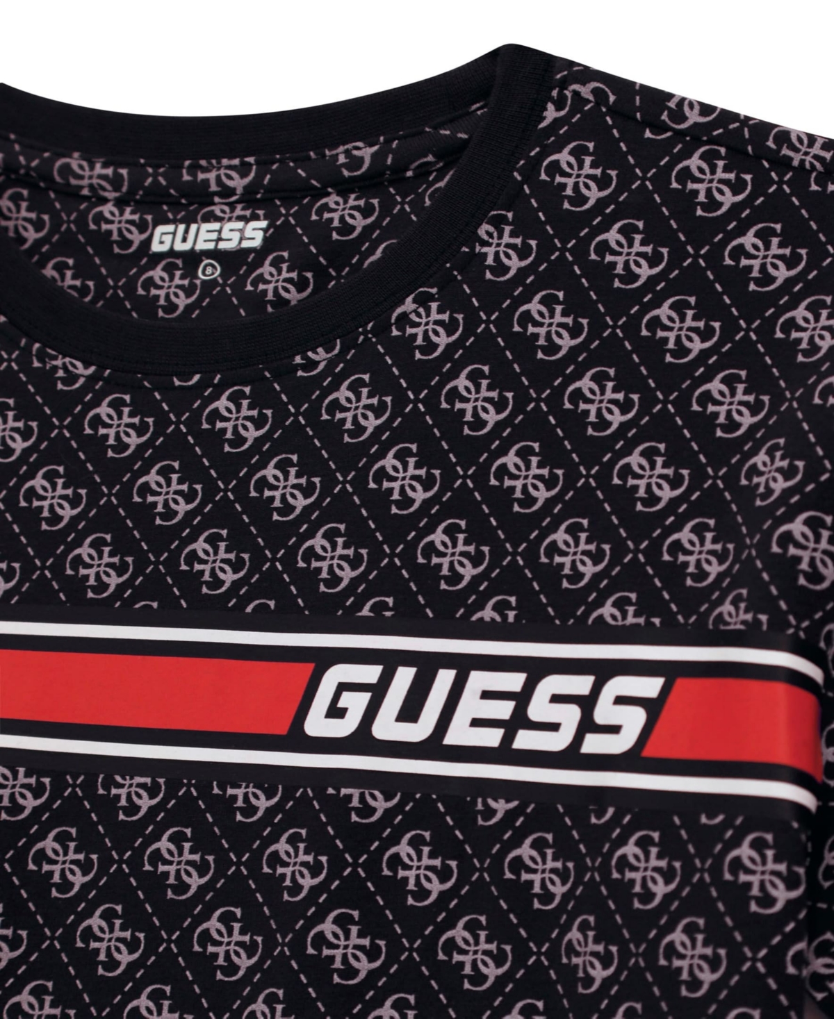 Guess Big Boy Short Sleeve T-shirt In Black