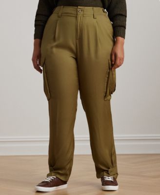 Lauren Ralph Lauren - Plus Size Tapered Cargo Pants