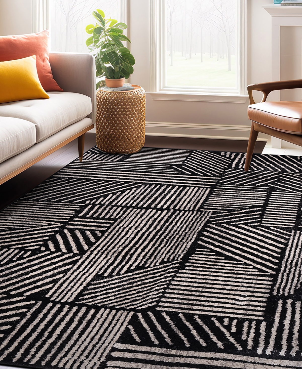 Main Street Rugs County 396 5'x7' Area Rug