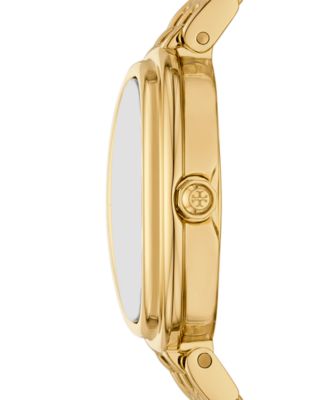 Women's The Oval Gold-Tone Stainless Steel Bracelet Watch 22mm