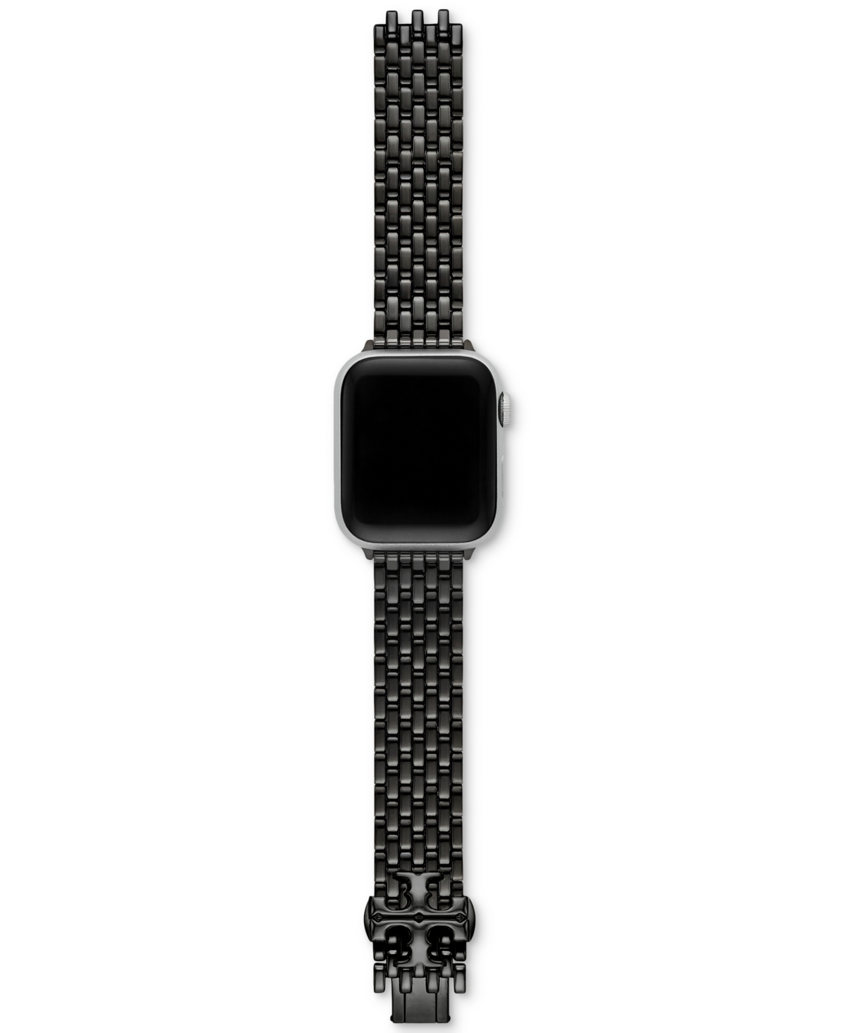 Tory Burch Black-tone Stainless Steel Bracelet For Apple Watch 38-45mm In No Color
