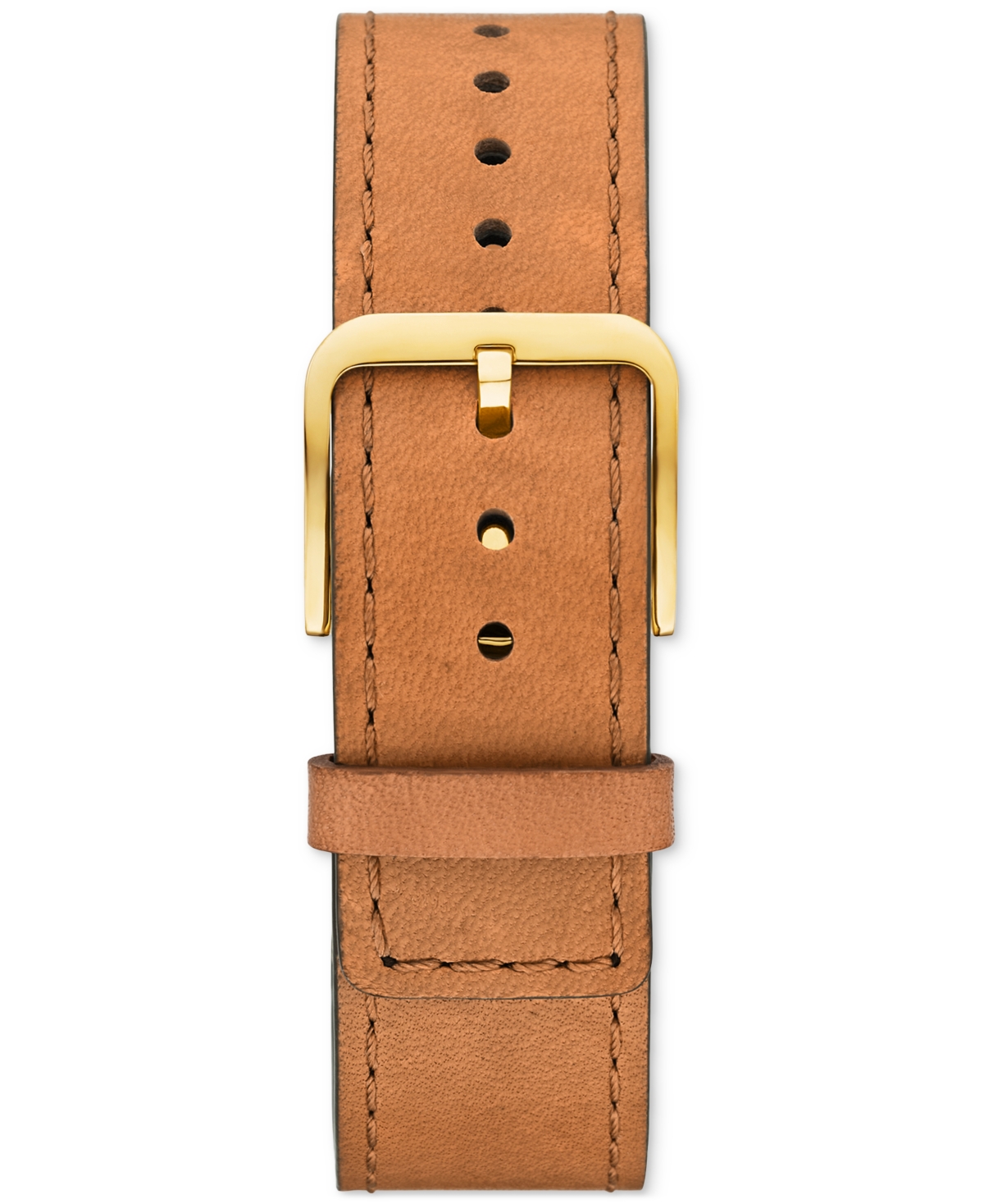 TORY BURCH WOMEN'S THE T WATCH BROWN LEATHER STRAP WATCH 18MM 