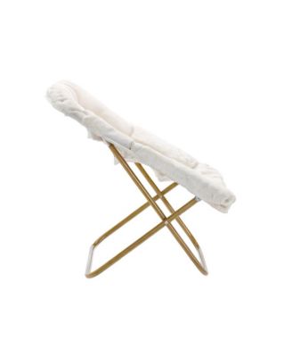 Aisling Oversized Folding Saucer Chair For Dorm, Bedroom