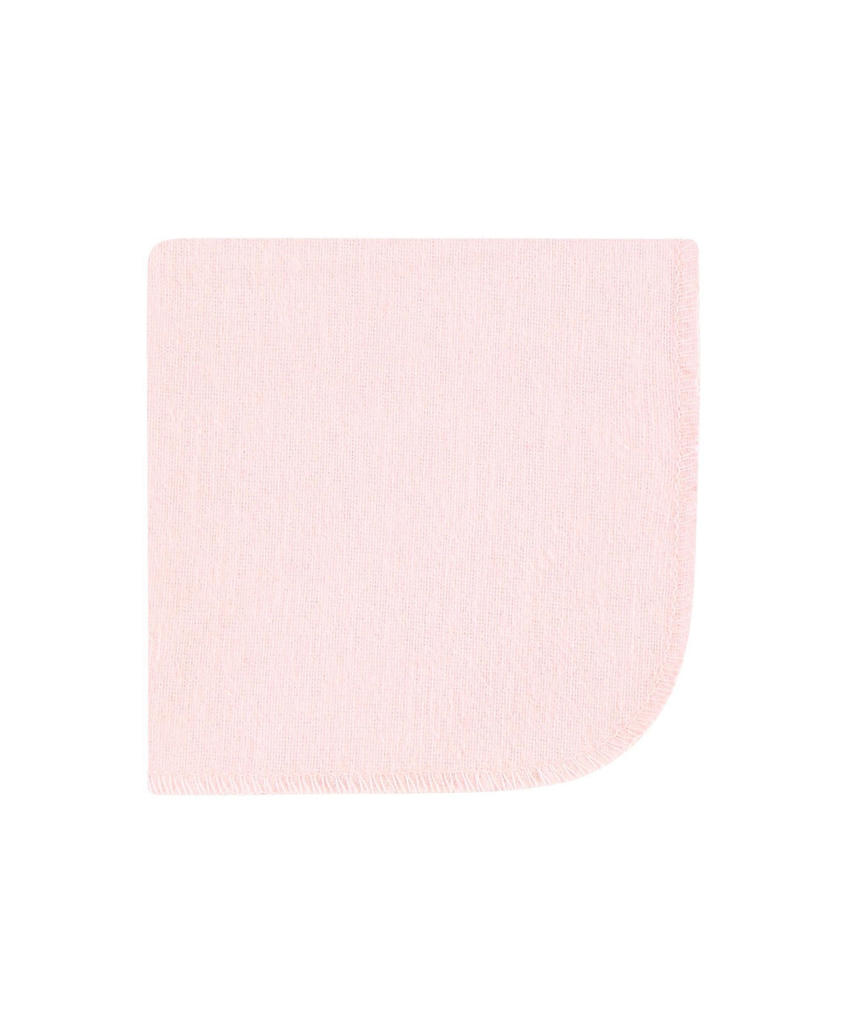 Hudson Baby Infant Girl Flannel Washcloths, Blush Navy Floral 12Pk, One Size - Blush navy floral 12pk