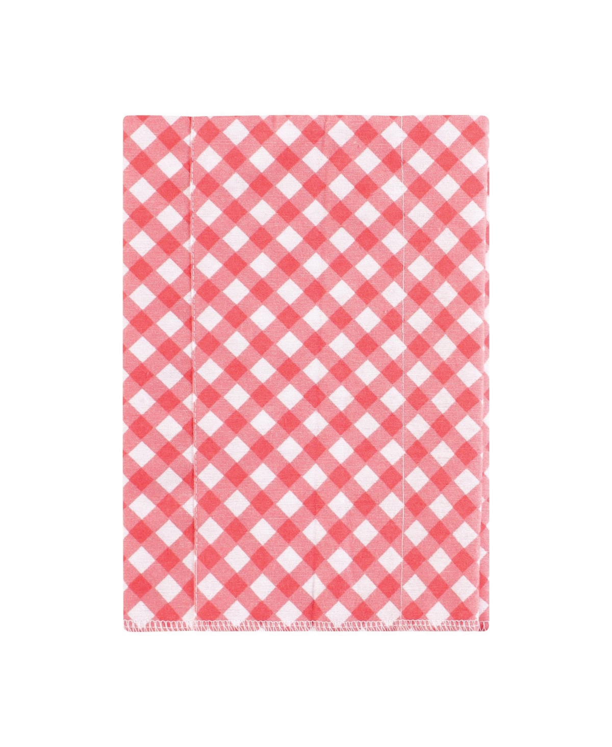 Hudson Baby Infant Girl Cotton Flannel Burp Cloths, One Size - Cherry sweet