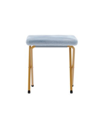 Aisling Oversized Folding Saucer Chair And Ottoman For Dorm, Bedroom