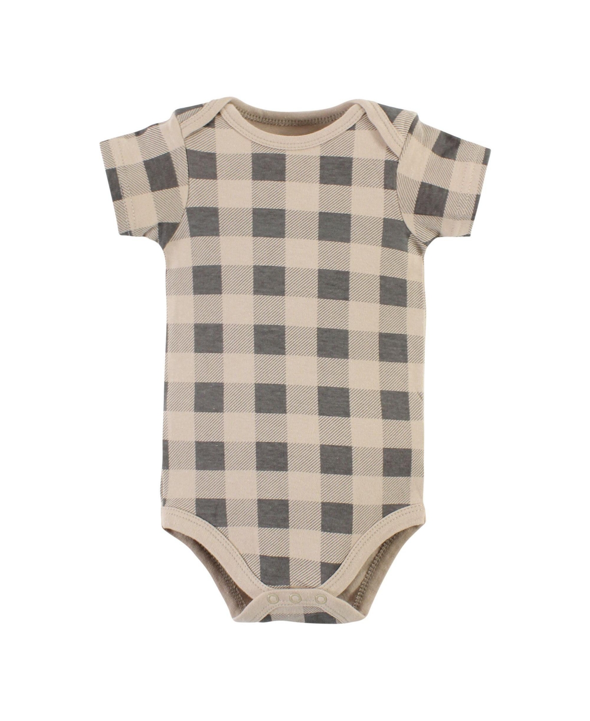 Hudson Baby Baby Boys Cotton Bodysuit and Pant Set,- Snuggle bear short sleeve