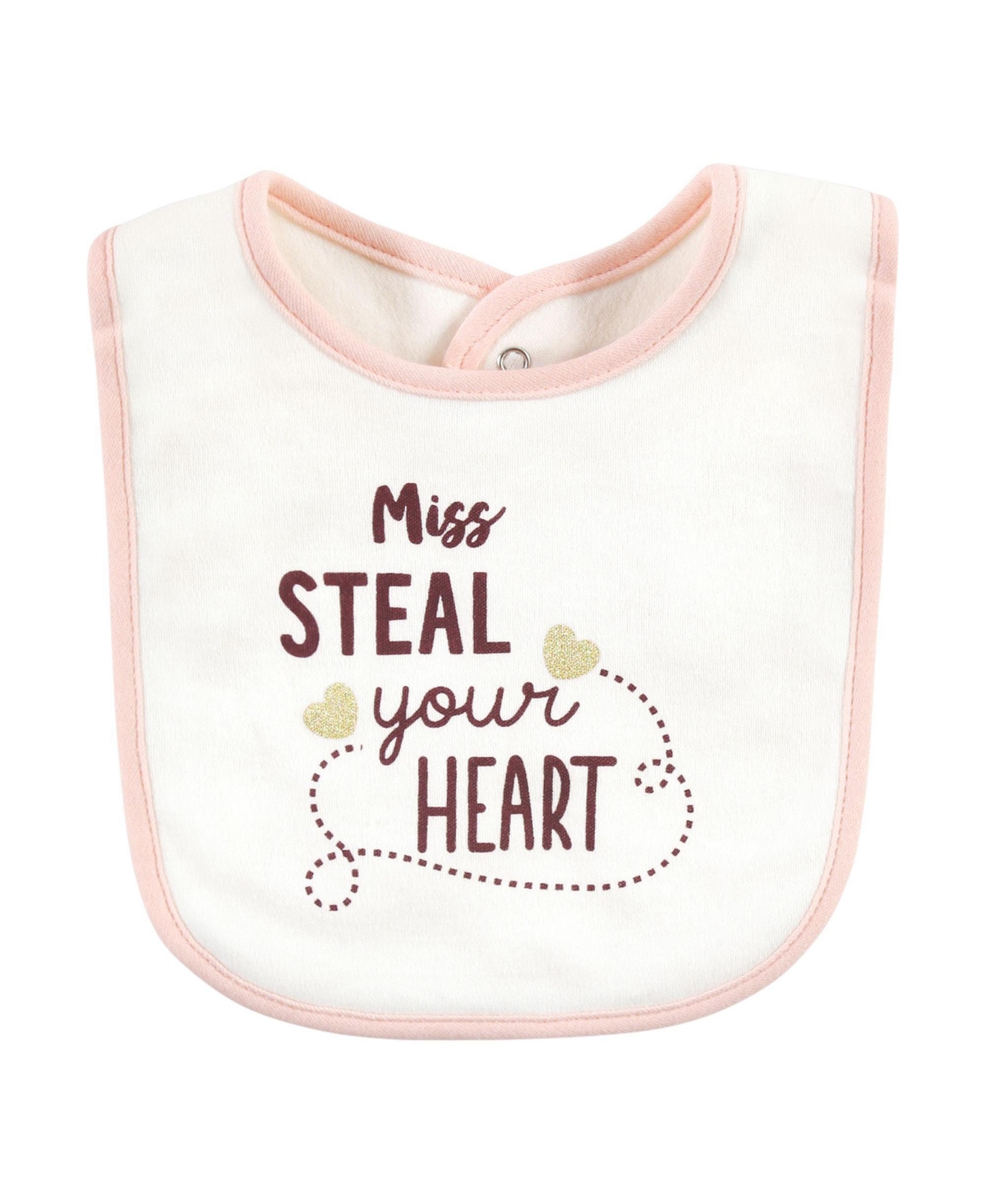 Hudson Baby Infant Girls Cotton Bibs, One Size - Mommys bestie