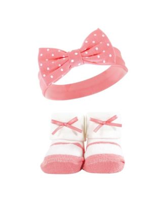 Baby Girls 10Pc Headband and Socks Set