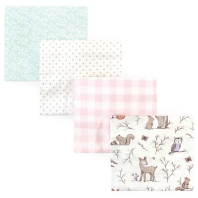 8Pk Flannel Receiving Blanket