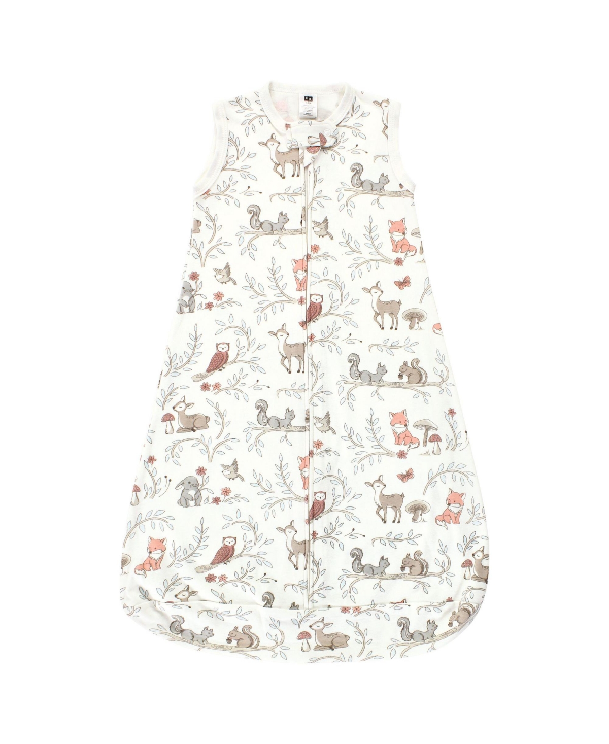 Hudson Baby Baby Girls Cotton Long-Sleeve Wearable Sleeping Bag, Sack, Blanket Woodland Pals Sleeveless