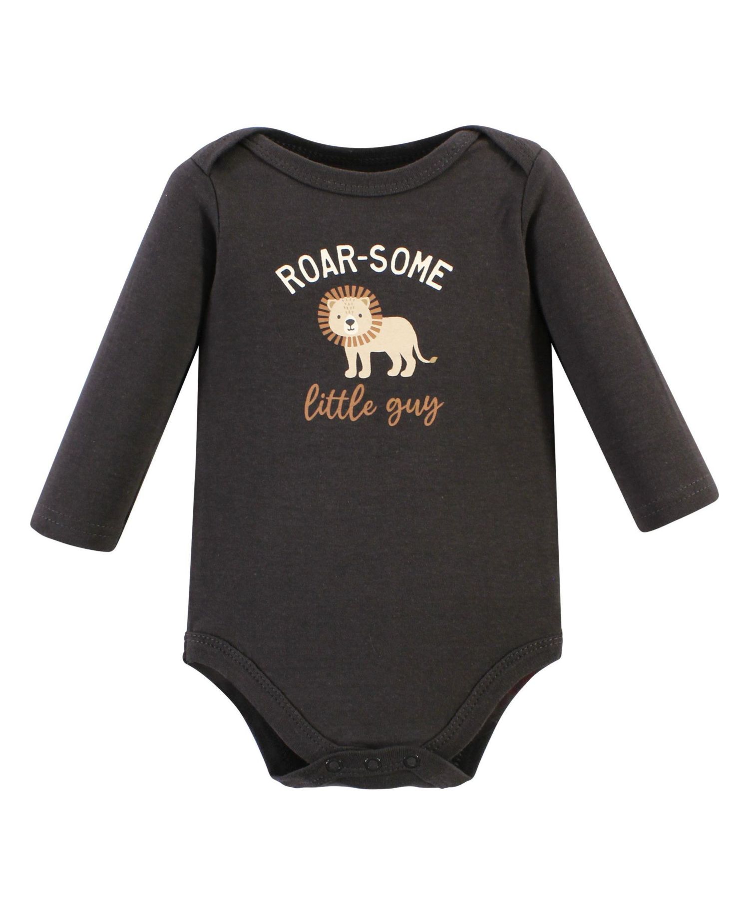 Baby Boys Hudson Unisex Essential Long-Sleeve Cotton Bodysuit Triple Set