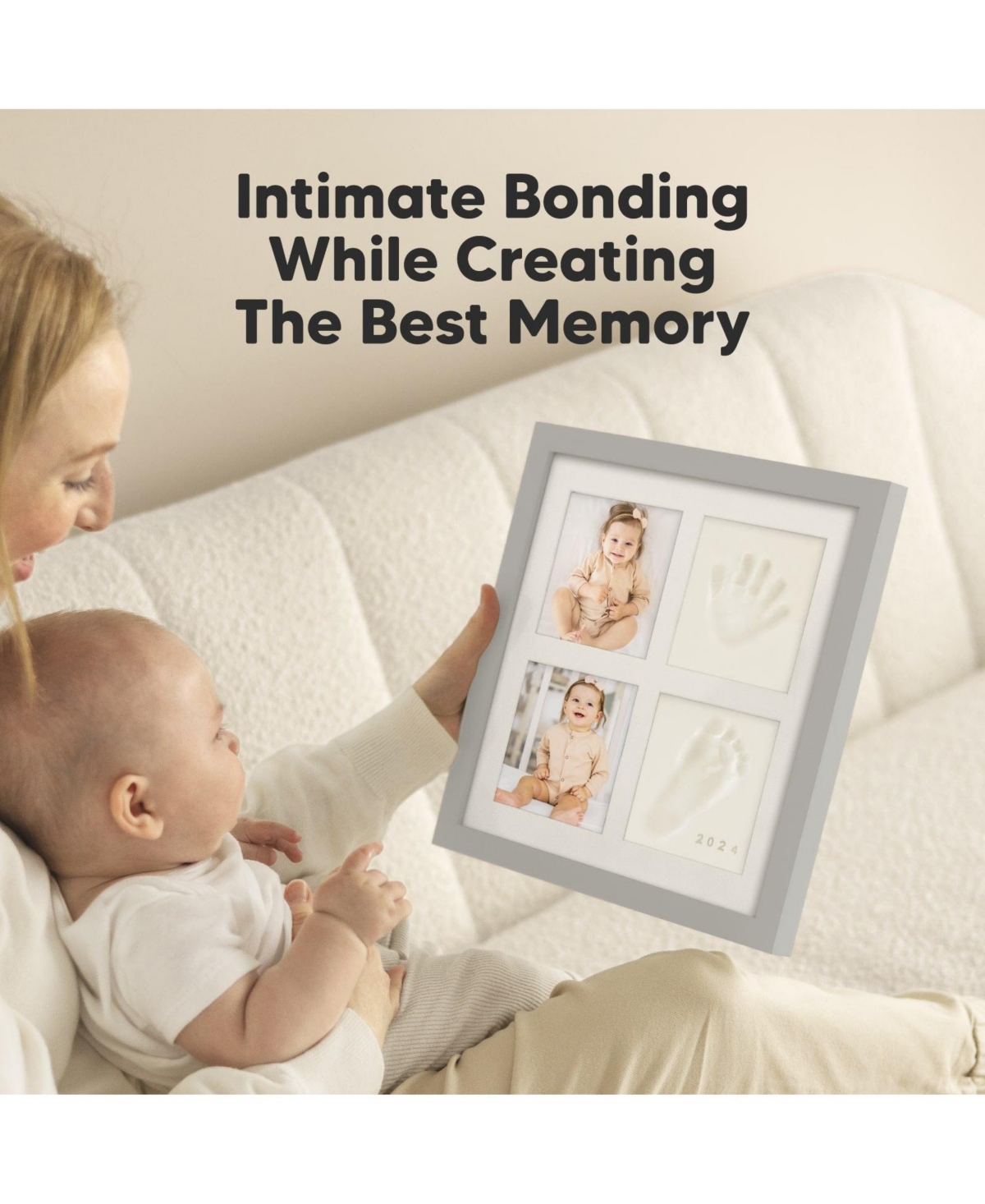 KeaBabies Baby Hand and Footprint Kit, Baby Footprint Kit, Newborn Baby Shower Gifts for Baby Boy, Baby Girls Gifts