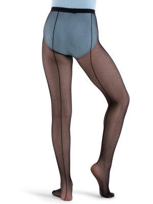 Girls Classic Fishnet Tight w/ Seams