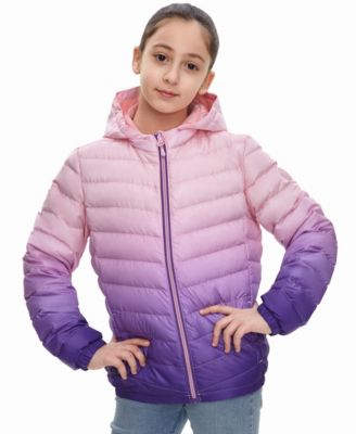 Girls Ultra Light Packable Down Jacket 4-18