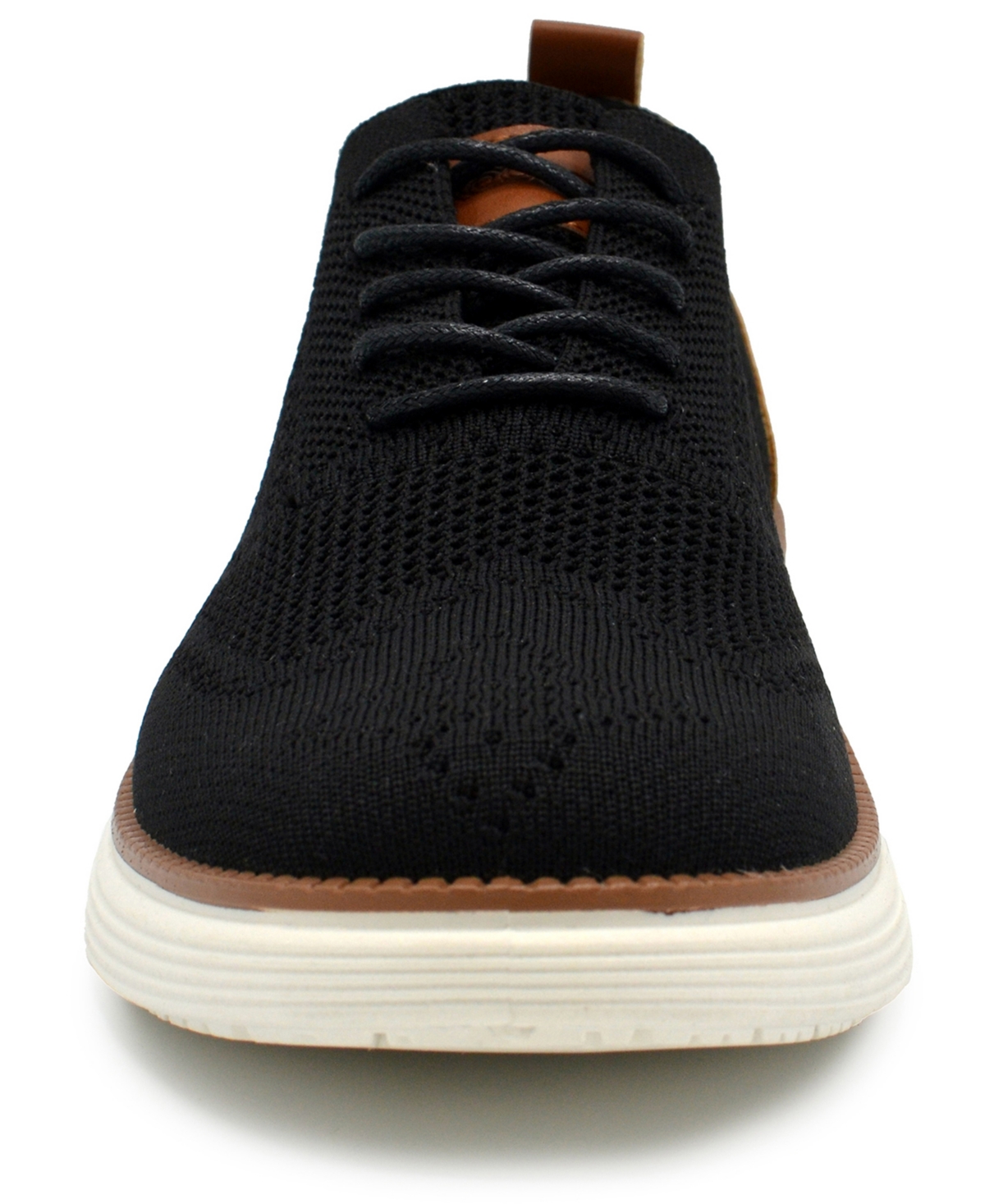 AKADEMIKS MEN'S OLNEY WINGTIP KNIT OXFORD SHOES 