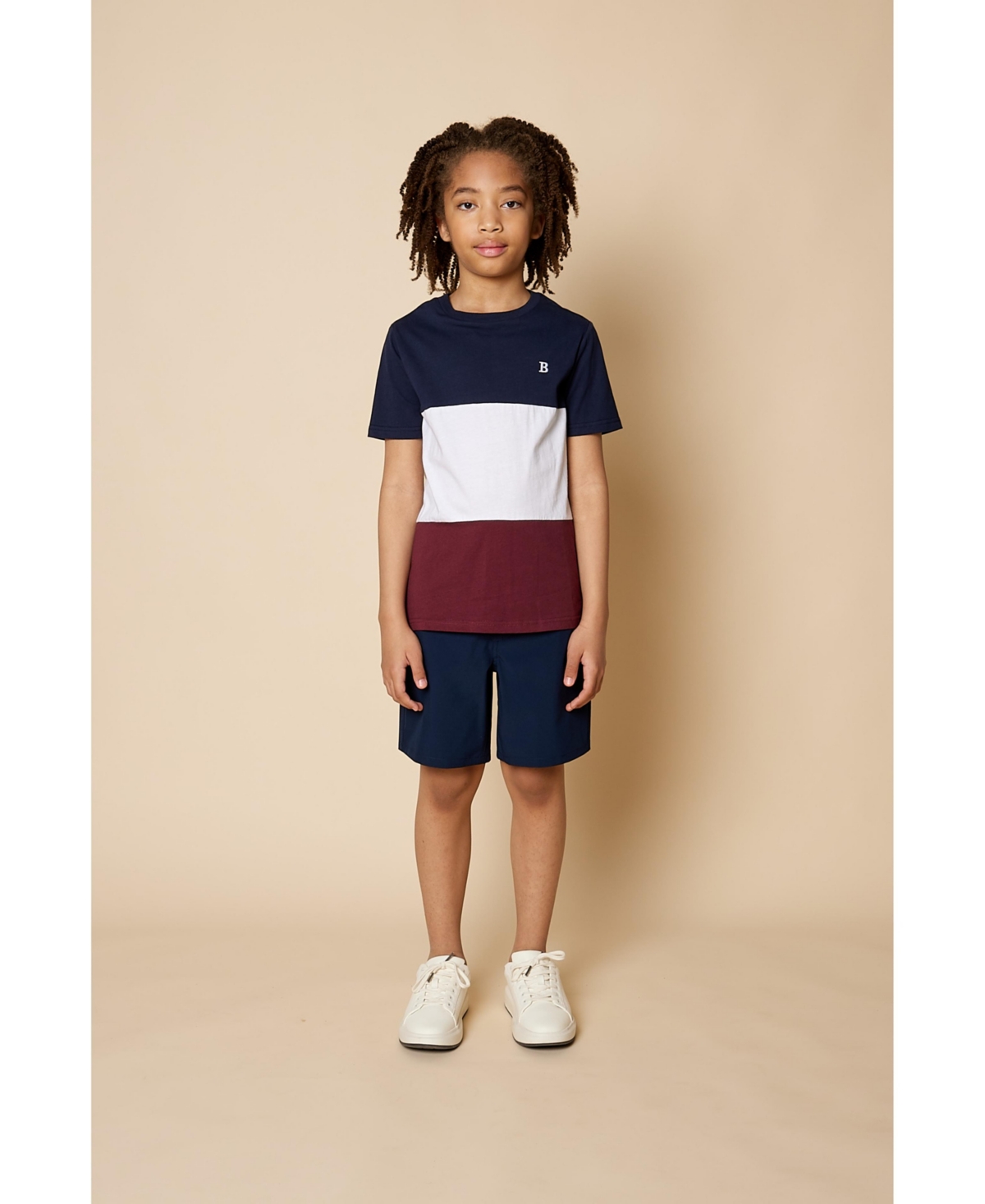 B by Brooks Brothers Big Boys Colorblock T-Shirt