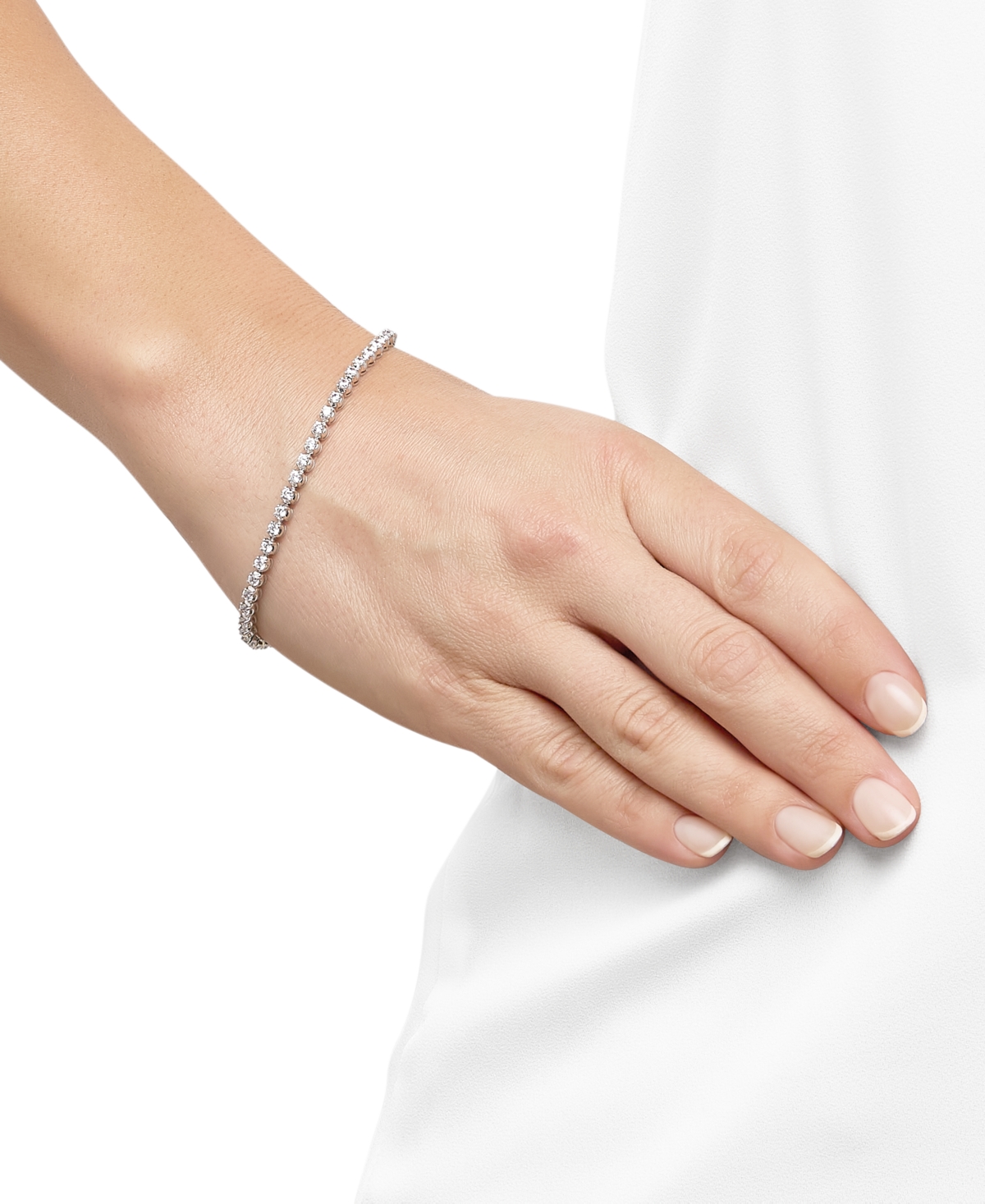 Grown With Love Lab Grown Diamond Tennis Bracelet (3 Ct. T.w.) In 14k White Or Yellow Gold In White Gold