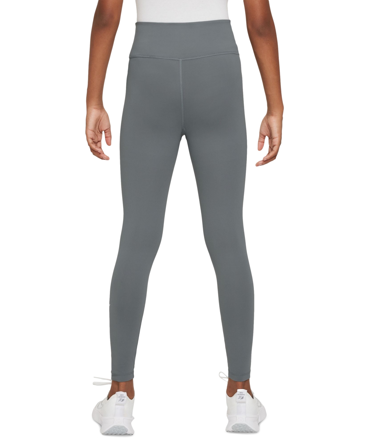Nike Big Girls One Dri-fit High-Waisted Leggings -white