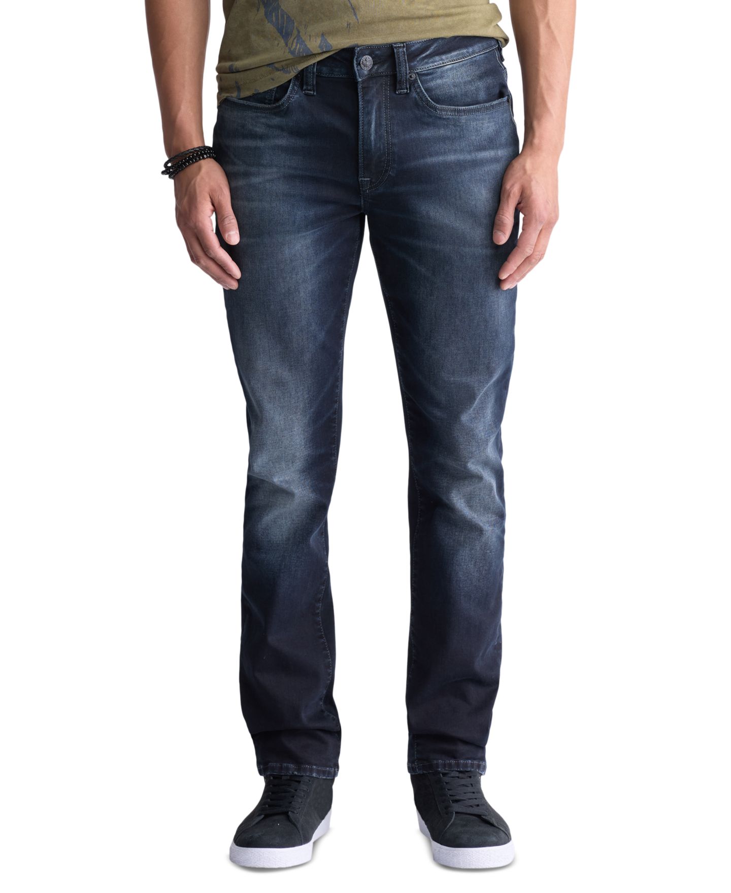 Мужские джинсы Buffalo David Bitton Ash Slim-Fit, цвет: Индиго — фото 1