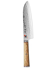 Santoku 7" Birchwood Knife