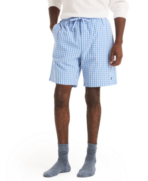 Мужские Nautica Men's Plaid Poplin Pajama Shorts