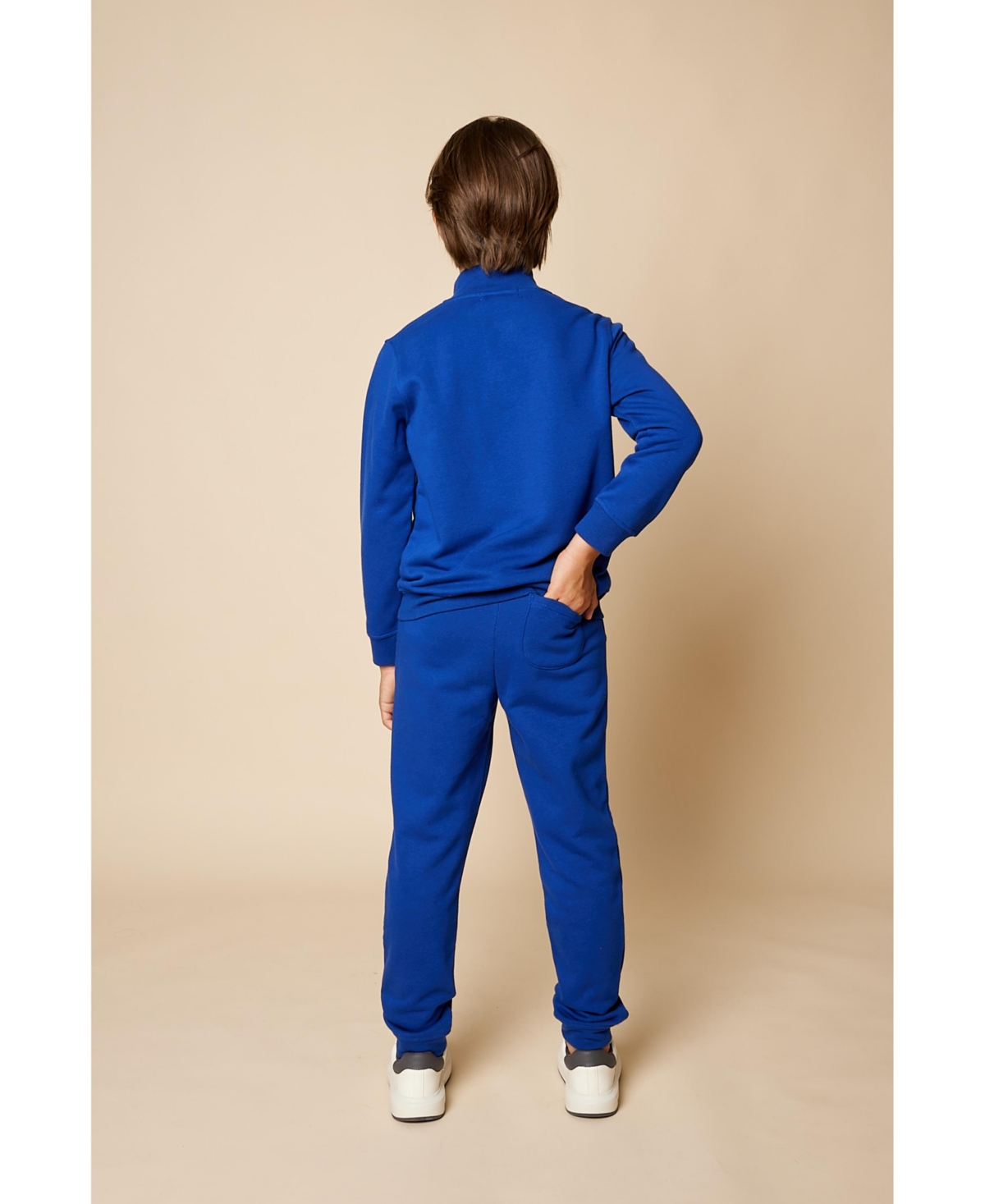 B by Brooks Brothers Big Boys Quarter-Zip Sweatshirt