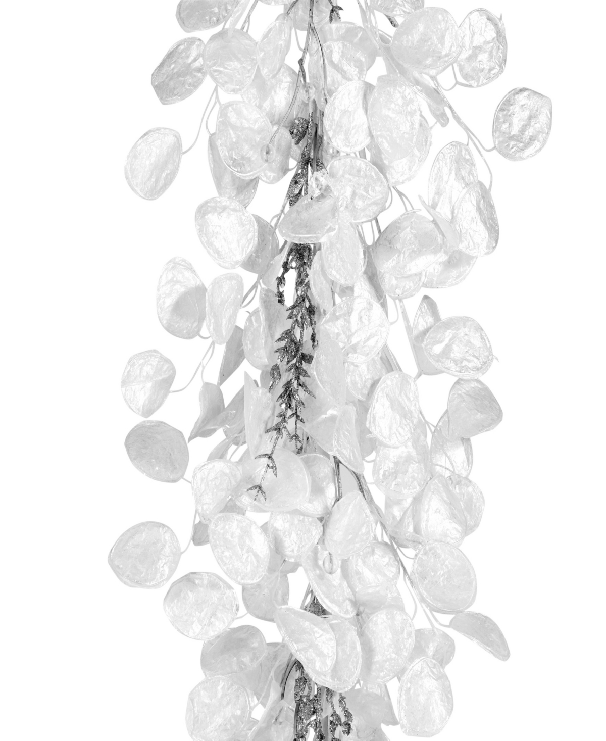 National Tree Company Winter Frost White Garland, 4 Feet. In White