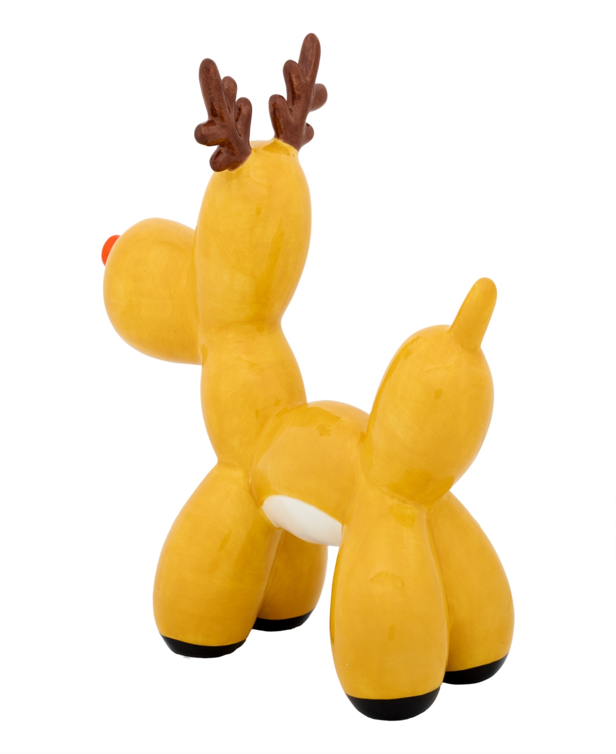 National Tree Company Reindeer Balloon Dog, 8.5 Inches In Brown