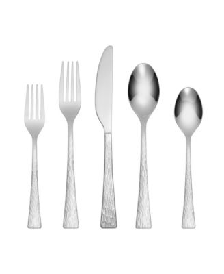 Stainless Steel Ashlyn Mirror 67-Piece Flatware Set, Service for 12