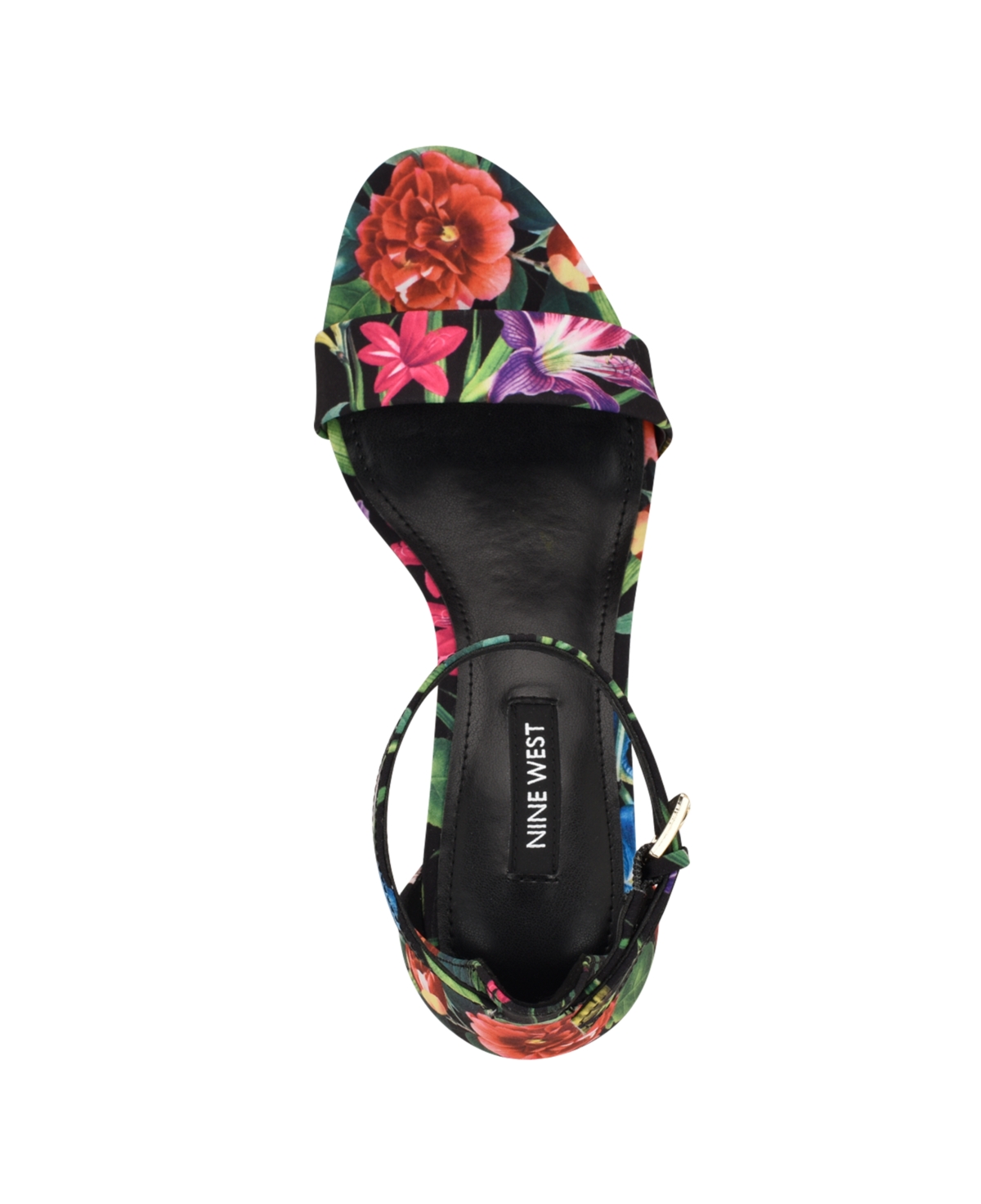 Nine West Women's Pruce Round Toe Block Heel Dress Sandals