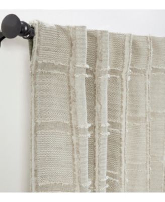 Chambers Linen Curtain Panel - Lined with Rod Pocket and Hidden Back Tabs