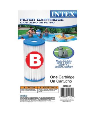 Easy Set Type B Replacement Filter Cartridge for Swimming Pools, (4 Pack