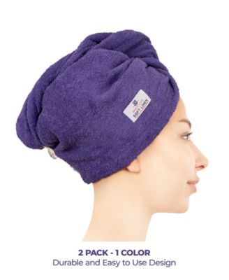 2-Pack Hair Drying Towels, 26" x 13"