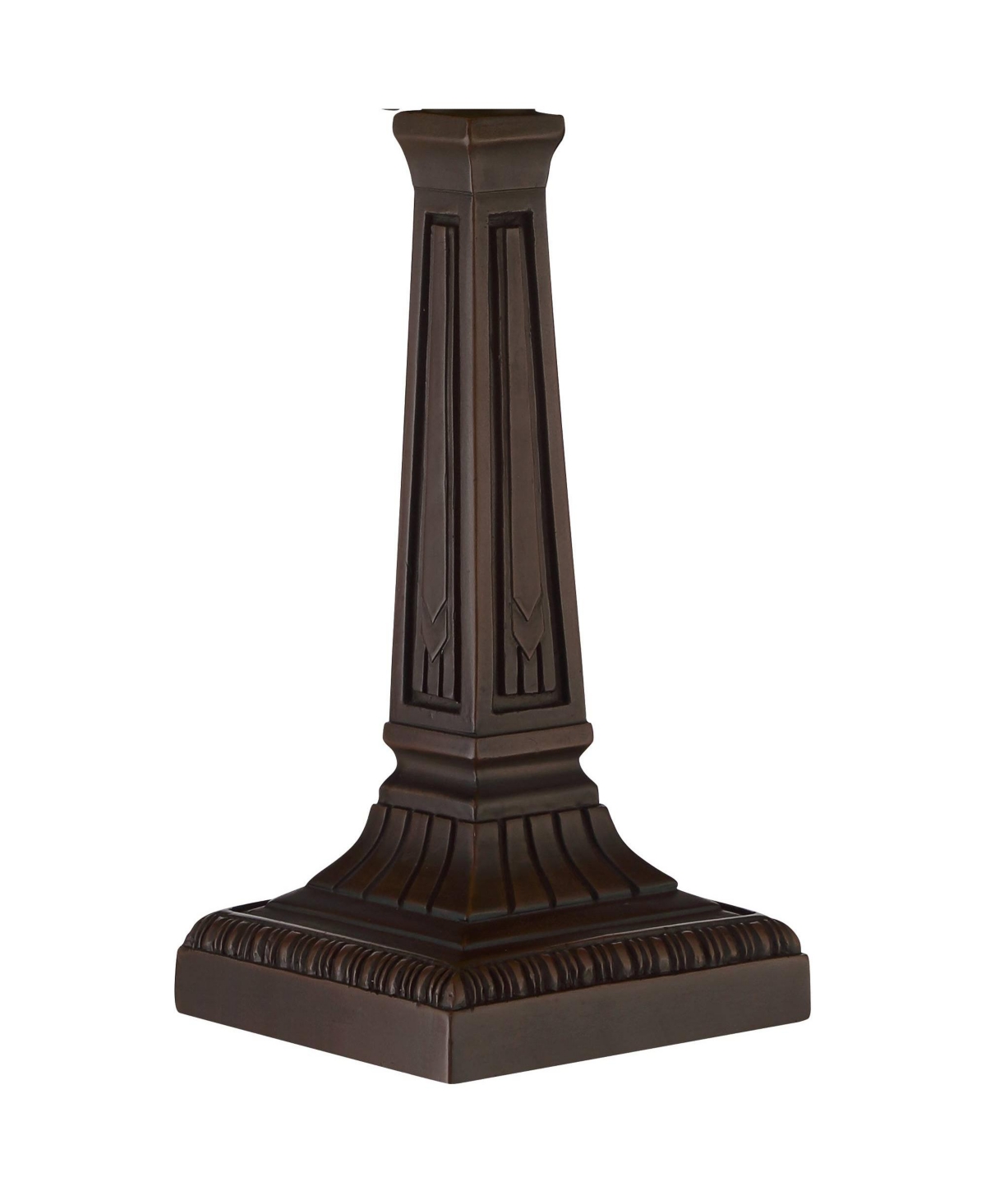 Robert Louis Tiffany Mission Accent Table Lamp 14 1/4" High Led Art Deco Stained Glass Shade for Bedroom Bedside Nightstand Office