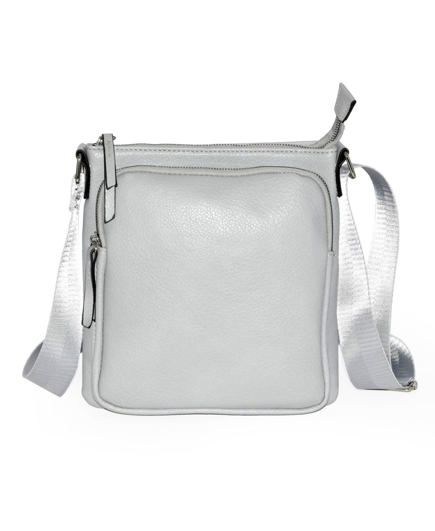 Женская сумка Nicci Crossbody Bag with Front Zipper Pocket, цвет: Чёрный — фото 4
