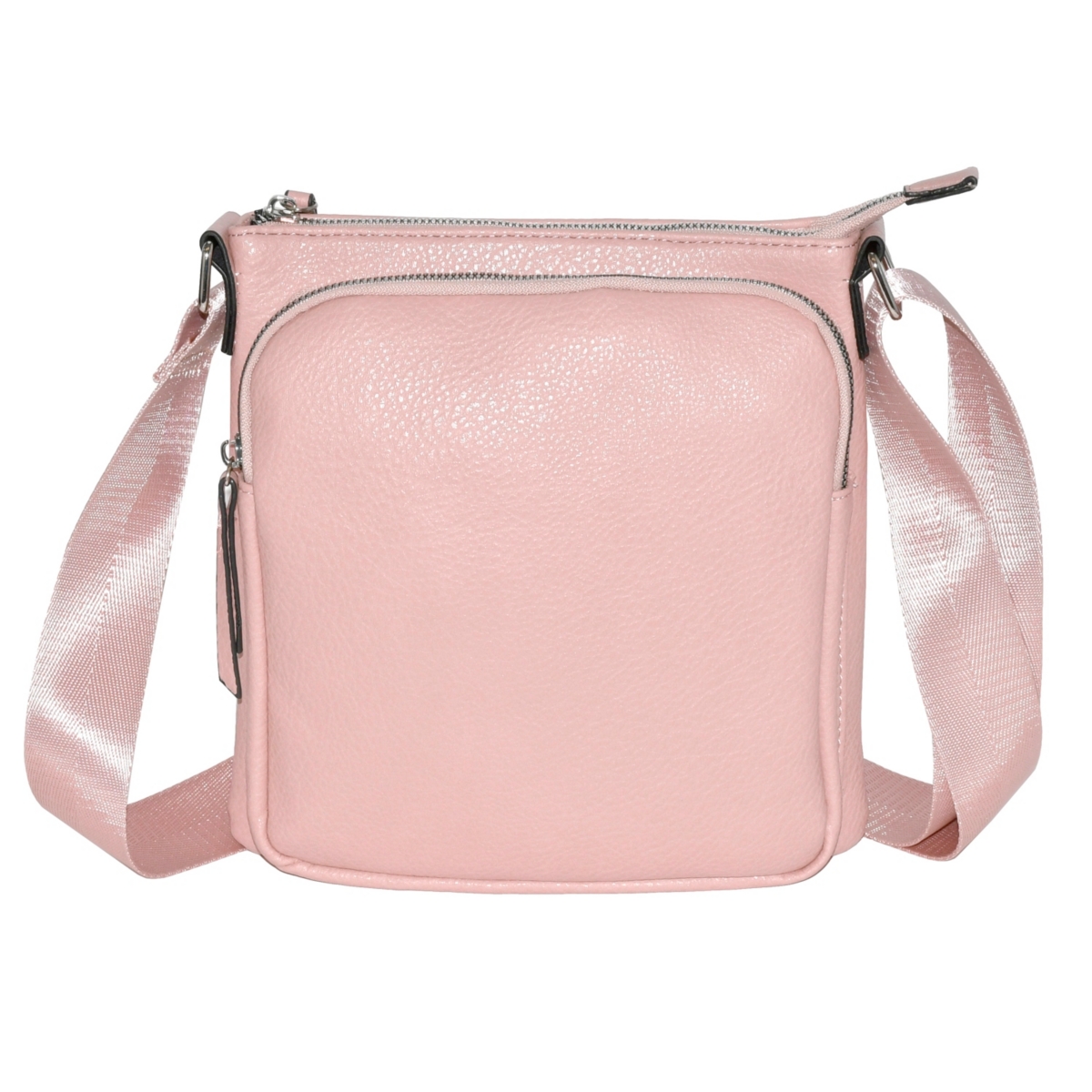 Nicci Crossbody Bag With Front Zipper Pocket