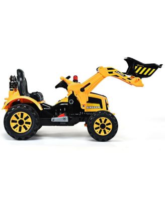 Kids Ride On Excavator Truck With Front Loader Digger