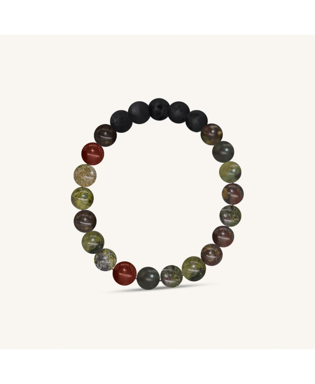 Dragon's Blood Essential Oil Bracelet - Dark Green 309