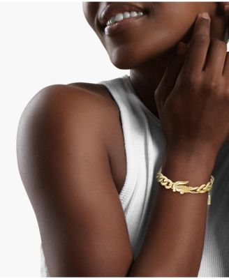 Women's Crocodile IP Plated Bracelet