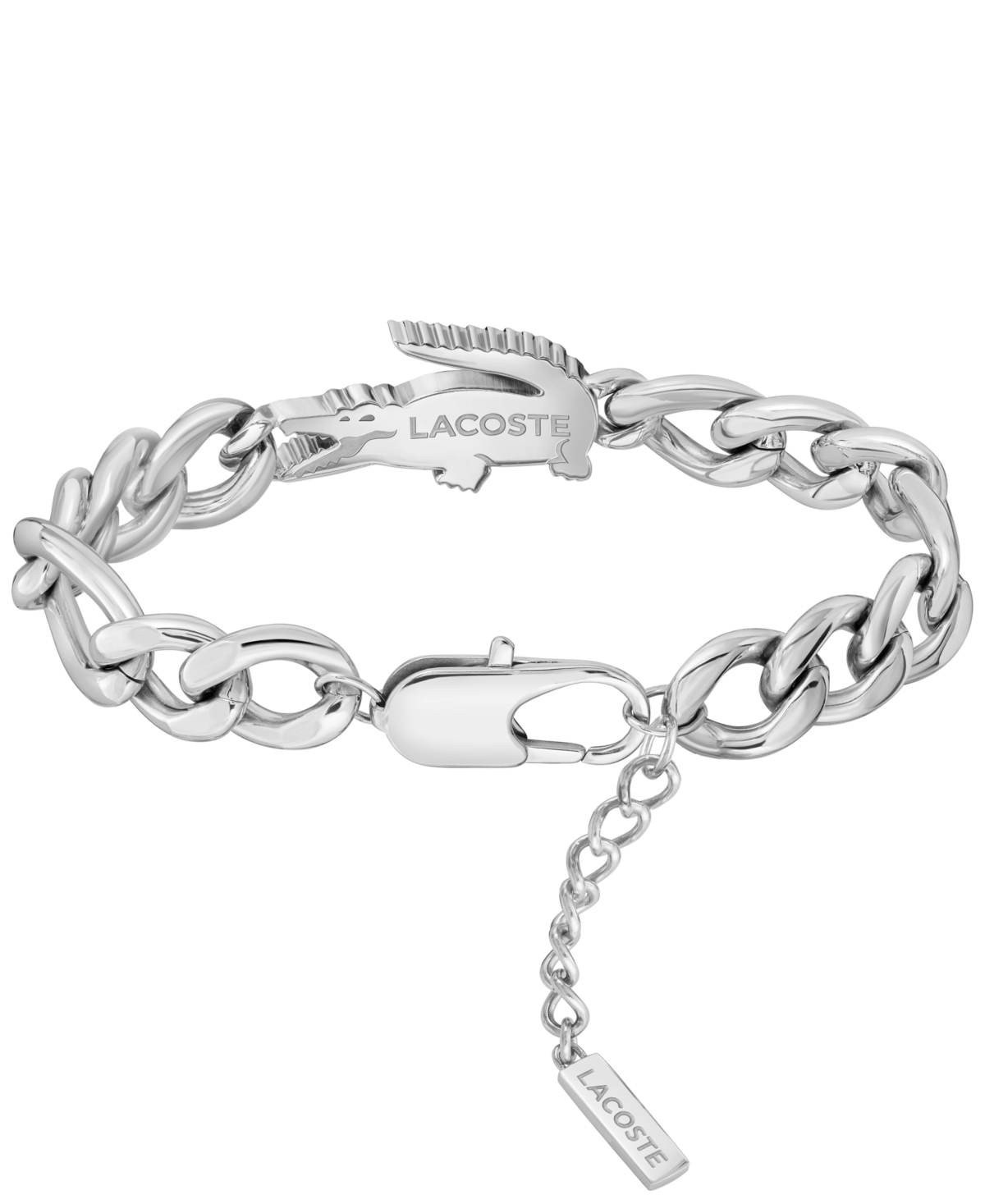 Lacoste silver crocodile clearance