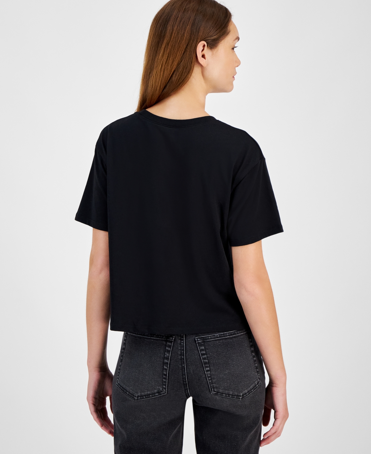 Disney Junoirs' Cotton Rhinestone Mickey T-Shirt