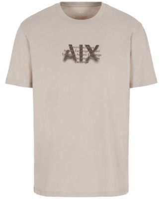A|X Armani Exchange Men's Short Sleeve Crewneck Graffiti Logo T